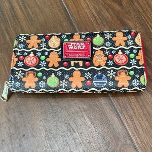 Loungefly Star Wars Festive Black Wallet